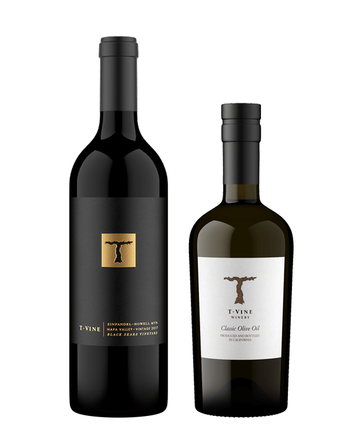 T-Vine Olive Oil and Zinfandel Pair 1