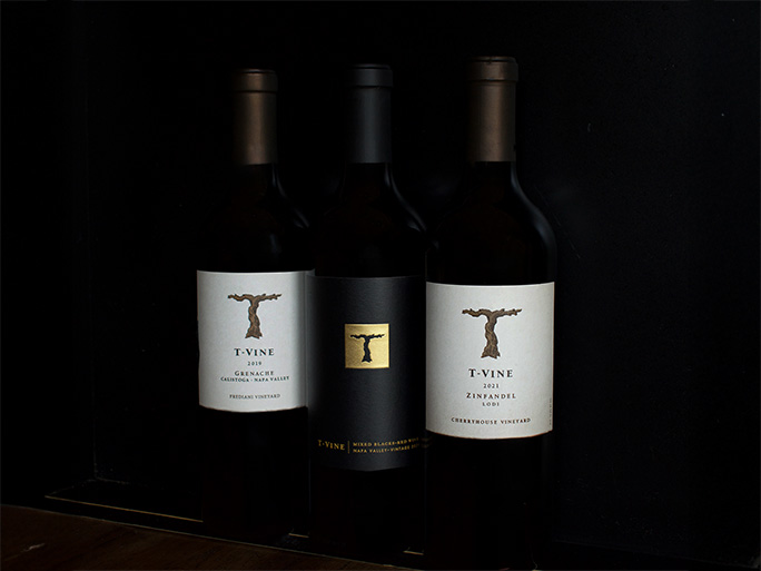 3 Bottles of T-Vine Wine